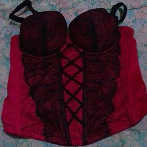 Pink Korean corset